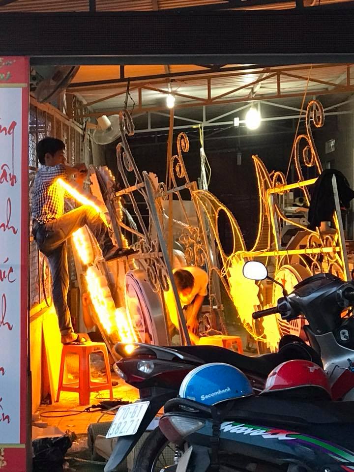 Trang trí họa tiết đường phố mang bản sắc văn hóa Việt Nam